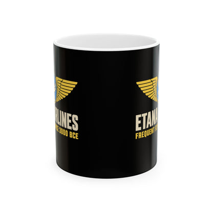 Etana Airlines The Original Red-Eye Ceramic Mug, (11oz, 15oz)