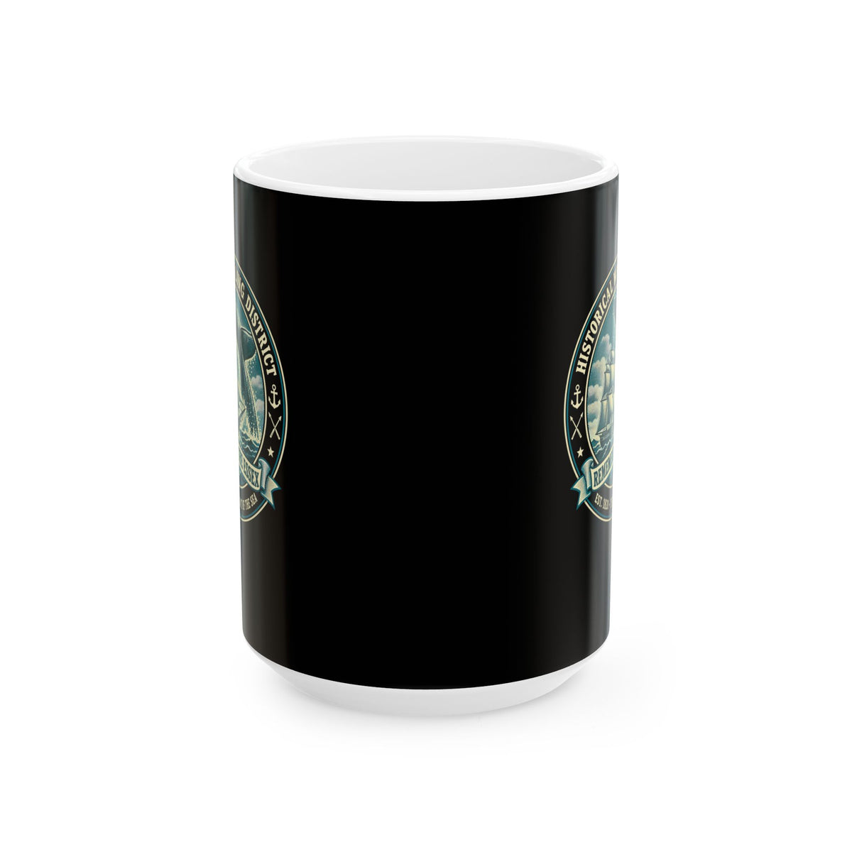 Remember the Essex Whaling District Ceramic Mug, (11oz, 15oz)