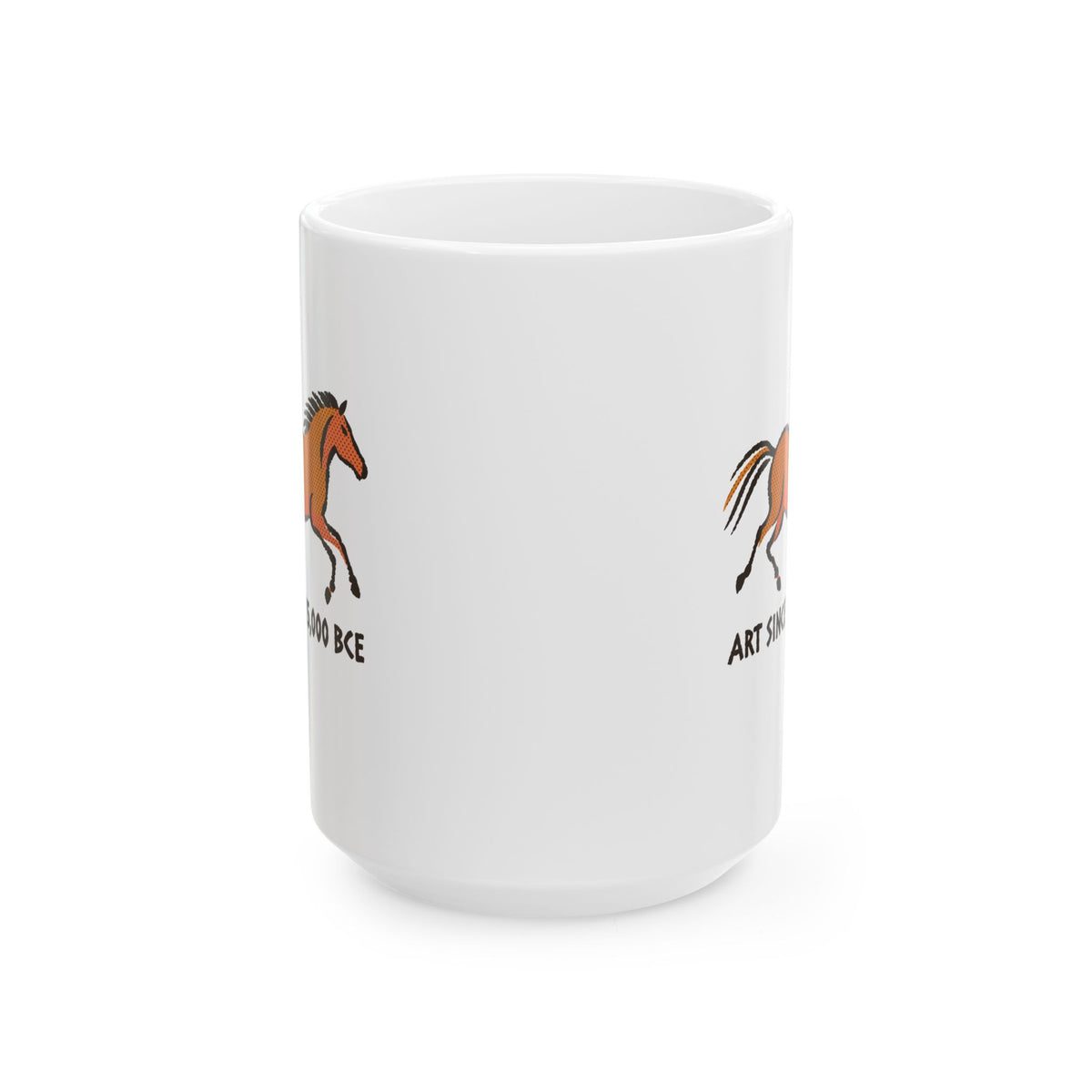 Lascaux Horse Art Since 15000 BCE Ceramic Mug, (11oz, 15oz)