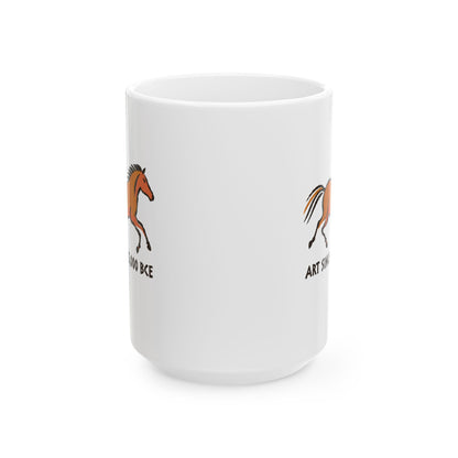 Lascaux Horse Art Since 15000 BCE Ceramic Mug, (11oz, 15oz)