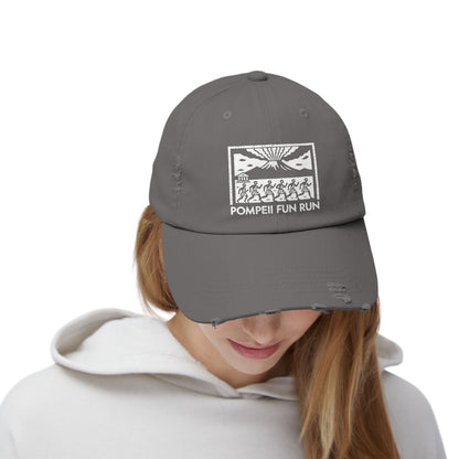 Pompeii Fun Run Mosaic Unisex Distressed Cap