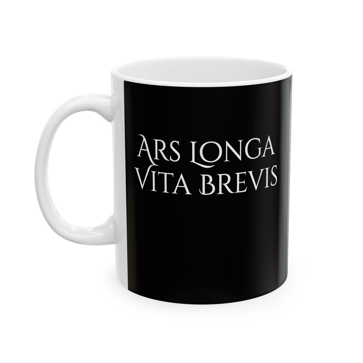 Art is Long Life is Short Latin Ceramic Mug, (11oz, 15oz)
