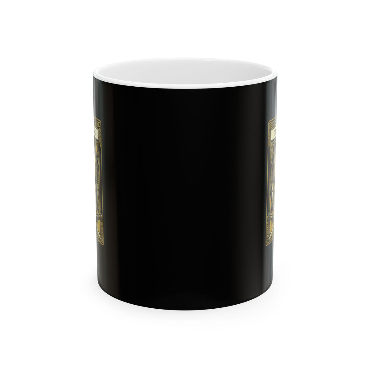 Sutton Hoo Saxon King Tarot Ceramic Mug, (11oz, 15oz)