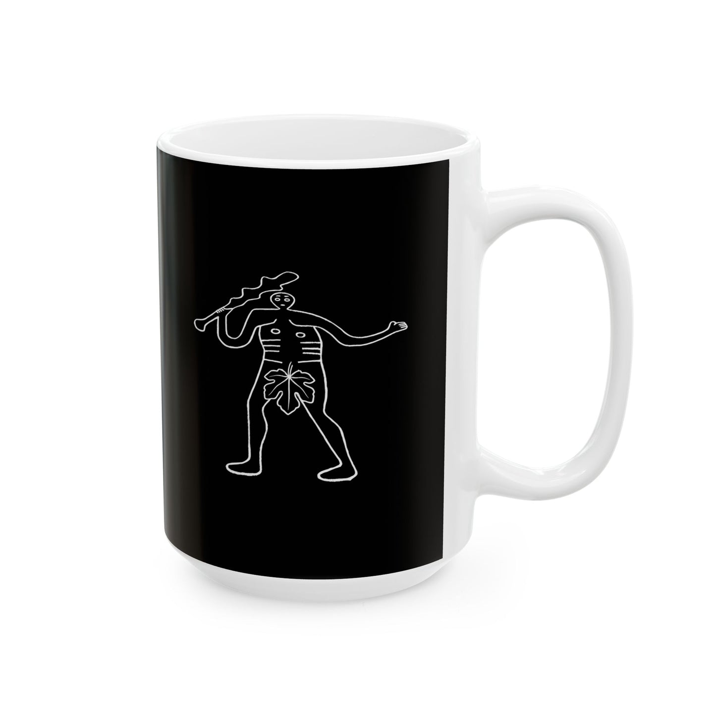 Censored Giant of Cerne Abbas Ceramic Mug, (11oz, 15oz)