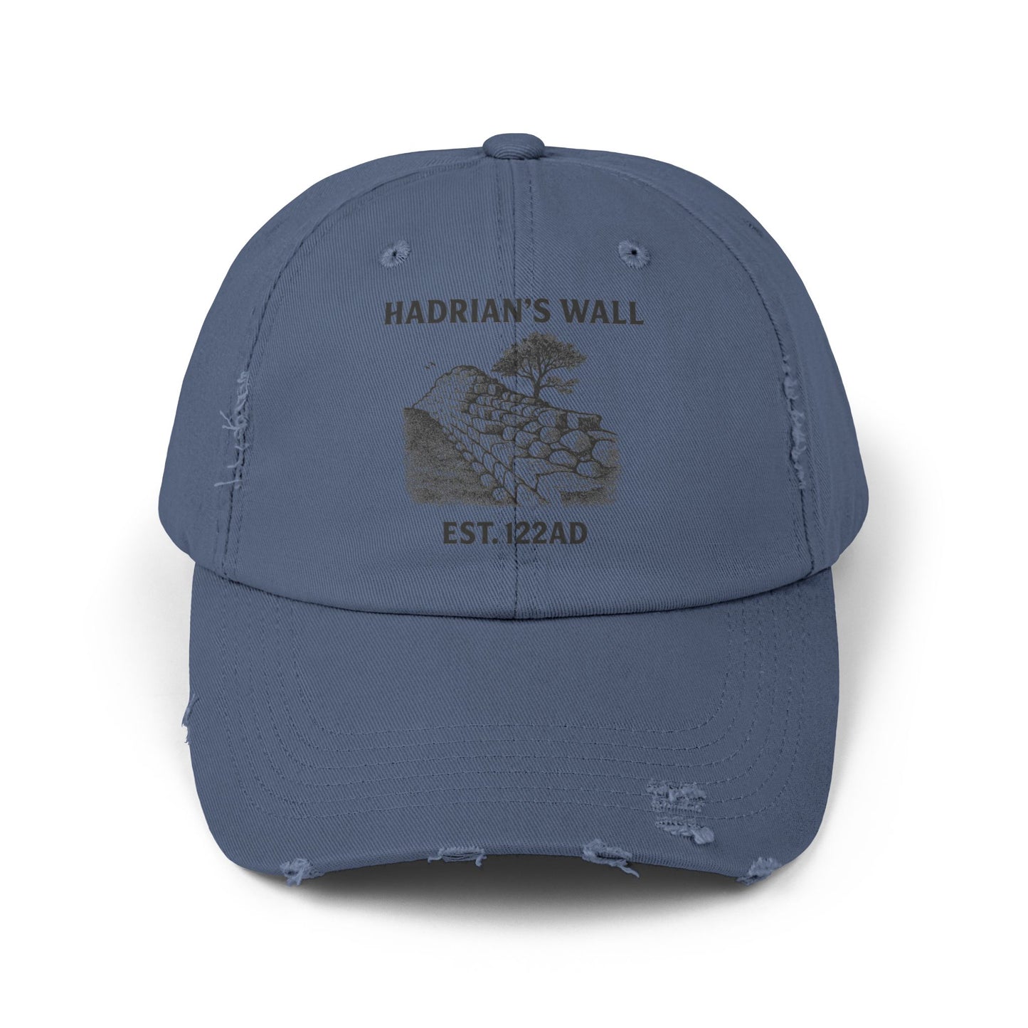 Hadrian's Wall Unisex Distressed Cap