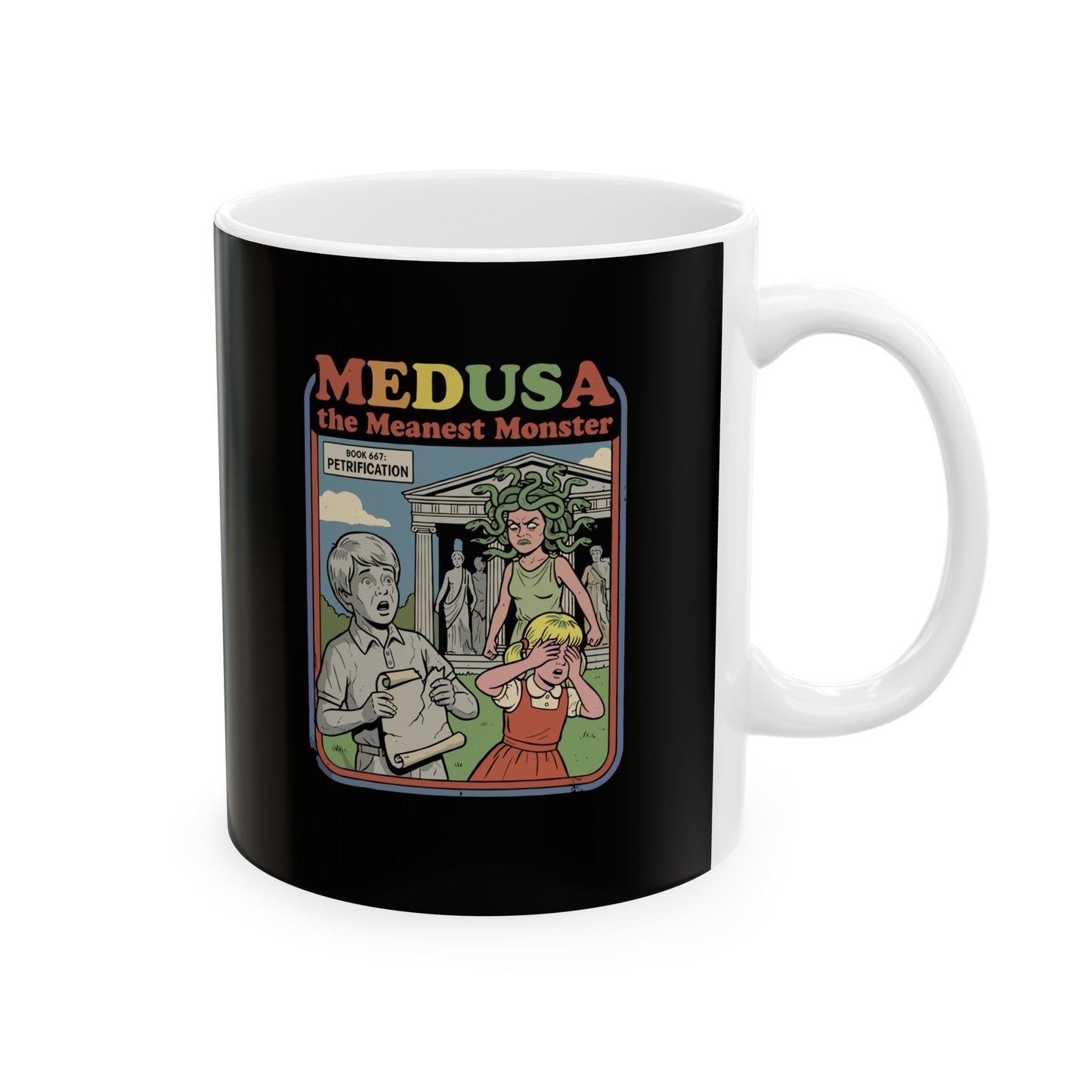 Medusa Meanest Monster Ceramic Mug, (11oz, 15oz)