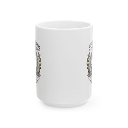 Epictetus Discipline the Mind Quote Ceramic Mug, (11oz, 15oz)