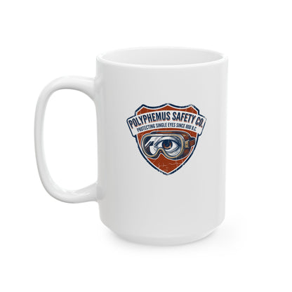 Polyphemus Cyclops Safety Glasses Ceramic Mug, (11oz, 15oz)