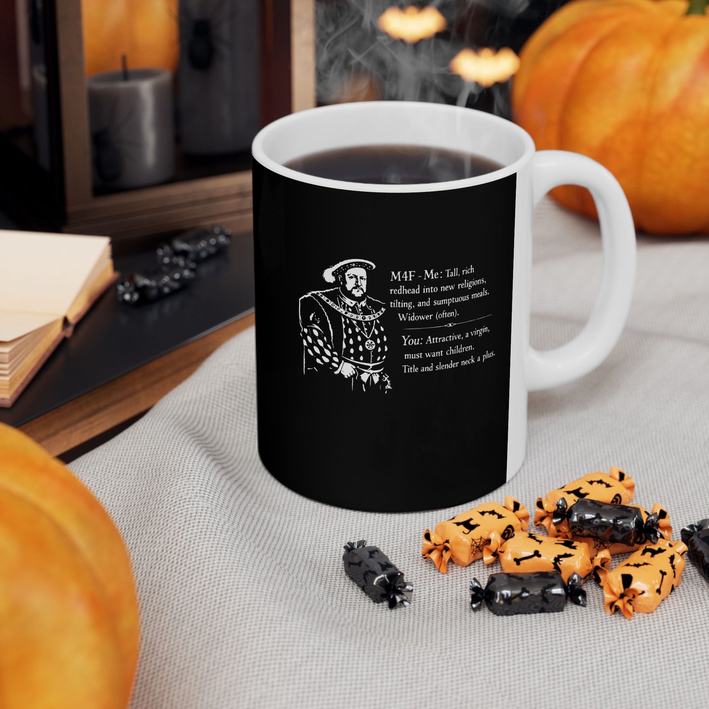 Henry VIII Personal Ad Ceramic Mug, (11oz, 15oz)