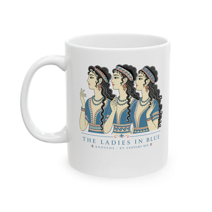 Knossos Minoan Ladies in Blue Ceramic Mug, (11oz, 15oz)