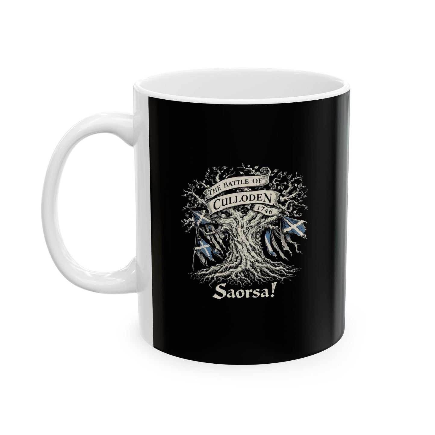 Battle of Culloden Saorsa Freedom Ceramic Mug, (11oz, 15oz)