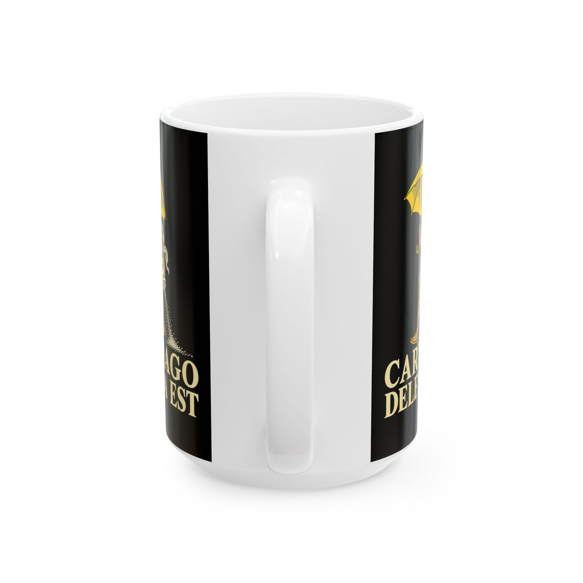 Carthago Delenda Est Salt Girl Lithograph Ceramic Mug, (11oz, 15oz)