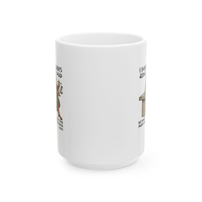 Anubis Don't Always Judge Dead Weigh Heart Ceramic Mug, (11oz, 15oz)