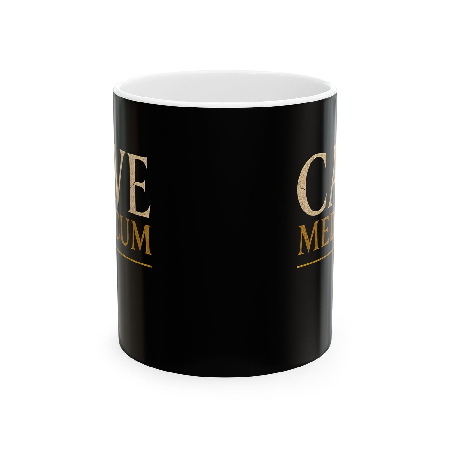 Carved Style Cave Medicum Beware the Doctor Ceramic Mug, (11oz, 15oz)