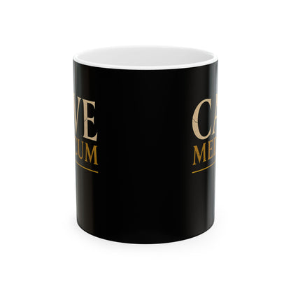 Carved Style Cave Medicum Beware the Doctor Ceramic Mug, (11oz, 15oz)