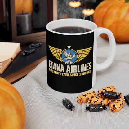 Etana Airlines The Original Red-Eye Ceramic Mug, (11oz, 15oz)