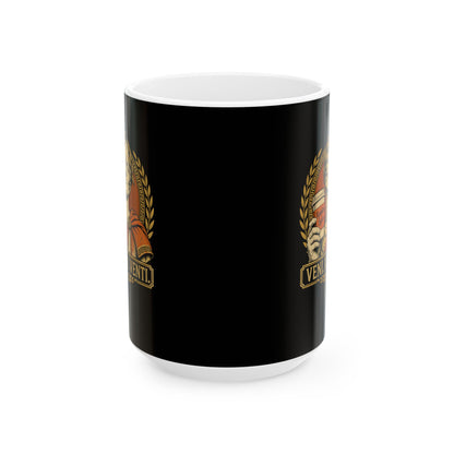 Caesar Venti Pumpkin Spice Ceramic Mug, (11oz, 15oz)