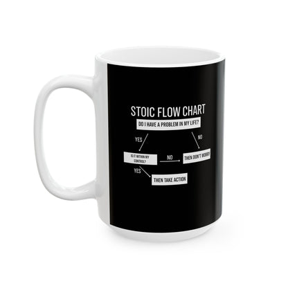 Stoic Flow Chart Ceramic Mug, (11oz, 15oz)