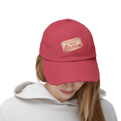 Colosseum Ticket Unisex Distressed Cap