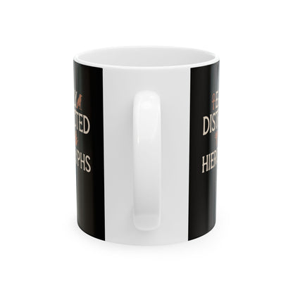 Distracted Hieroglyphs Ceramic Mug, (11oz, 15oz)