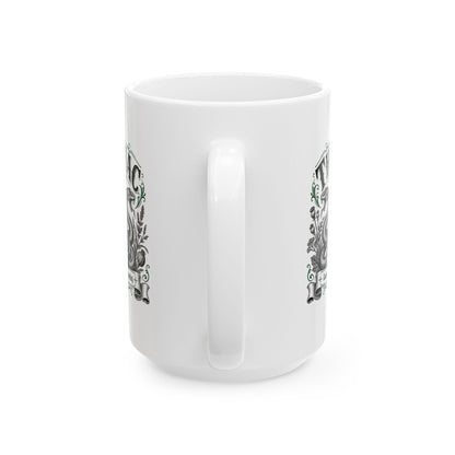 Theriac Contains Everything Cures Nothing Ceramic Mug, (11oz, 15oz)