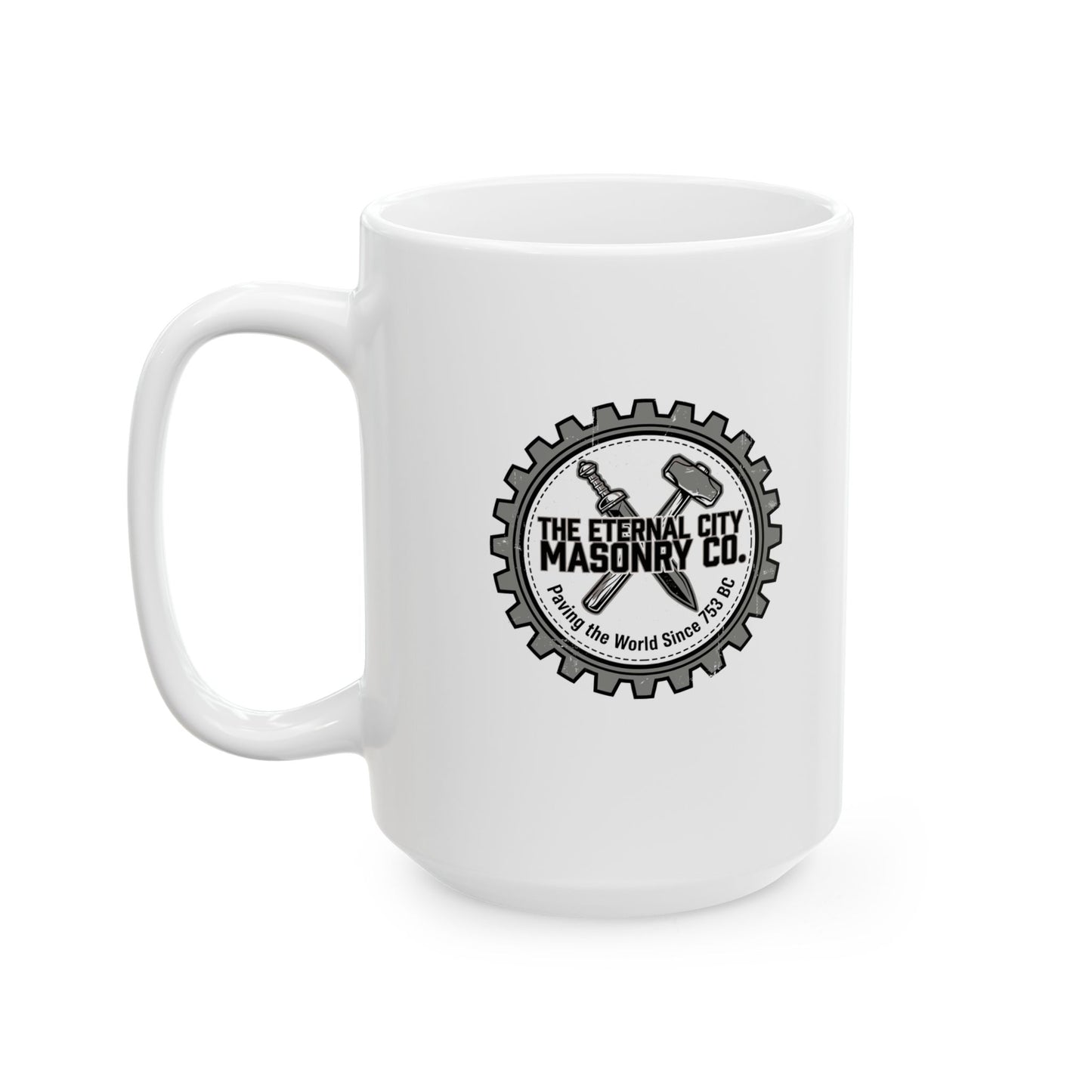 Eternal City Masonry Ceramic Mug, (11oz, 15oz)