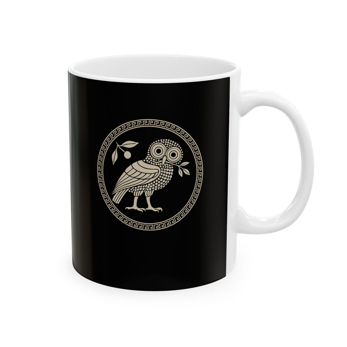 Owl of Athena Ceramic Mug, (11oz, 15oz)