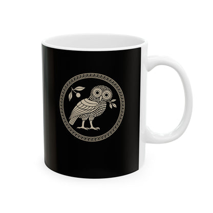 Owl of Athena Ceramic Mug, (11oz, 15oz)