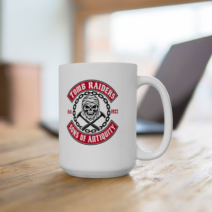 Tomb Raiders Sons of Antiquity Ceramic Mug, (11oz, 15oz)