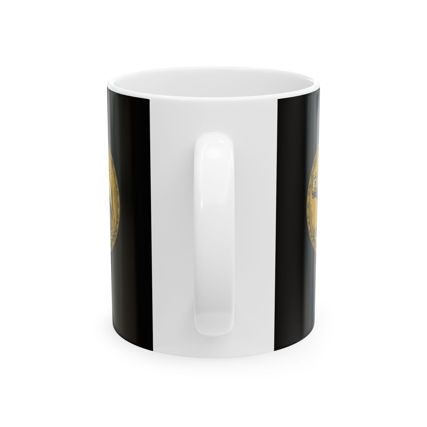 Roma Aeterna She Wolf Coin  Ceramic Mug, (11oz, 15oz)