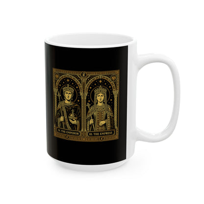 Justinian and Theodora Emperor Empress  Ceramic Mug, (11oz, 15oz)