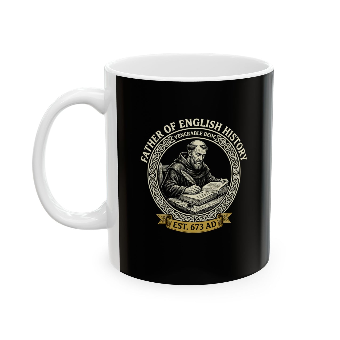 Venerable Bede Father of English History Ceramic Mug, (11oz, 15oz)