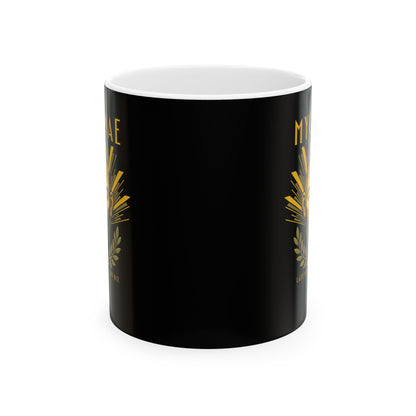 Mask of Agamemnon Mycenae Ceramic Mug, (11oz, 15oz)