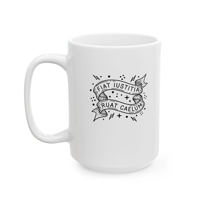Fiat Iustitia Ceramic Mug, (11oz, 15oz)