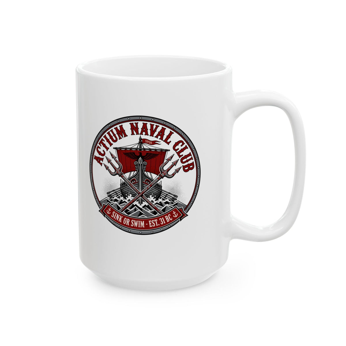 Actium Naval Club Ceramic Mug, (11oz, 15oz)