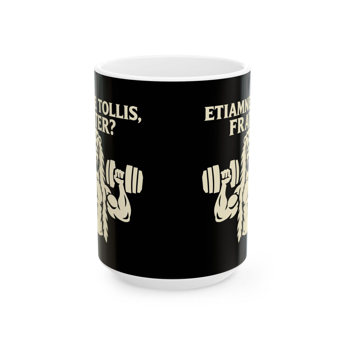 Hercules Do You Even Lift Silhouette Ceramic Mug, (11oz, 15oz)