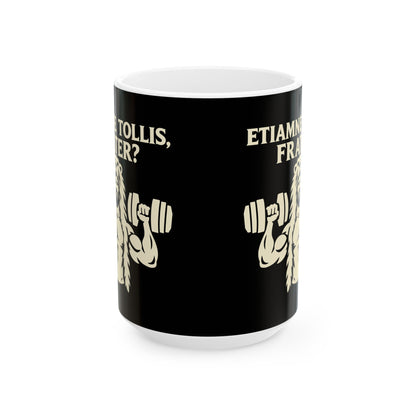 Hercules Do You Even Lift Silhouette Ceramic Mug, (11oz, 15oz)