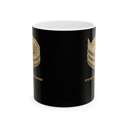 Not Colosseum Flavian Amphitheater Ceramic Mug, (11oz, 15oz)