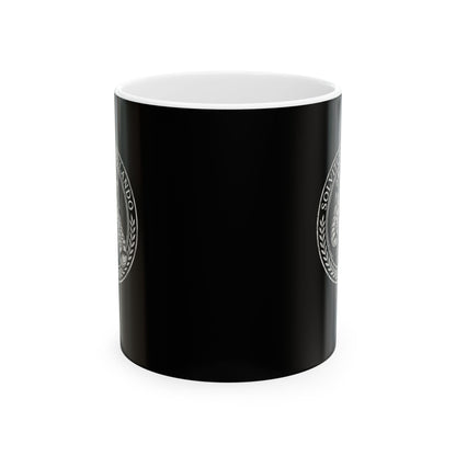 Solvitur Ambulando Saint Augustine Quote Solved by Walking Ceramic Mug, (11oz, 15oz)