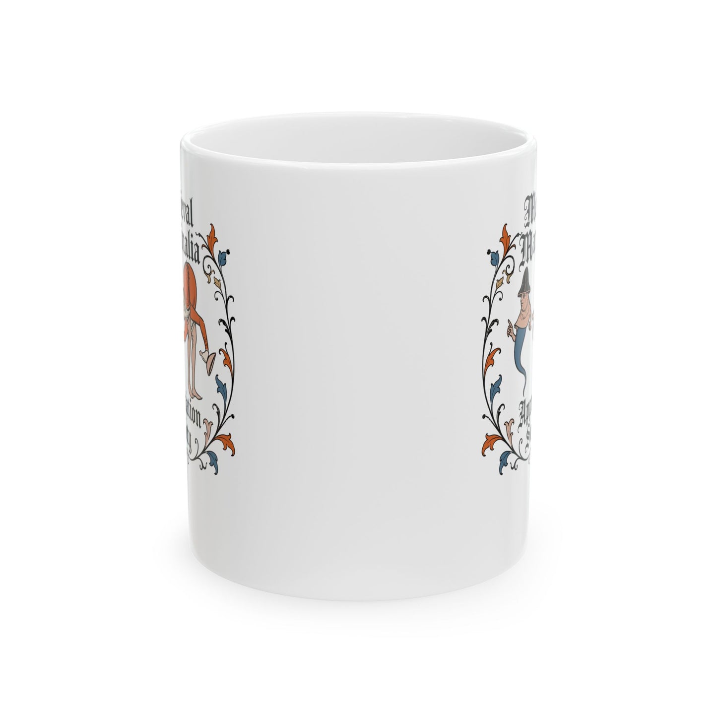 Medieval Marginalia Appreciation Society Men Ceramic Mug, (11oz, 15oz)