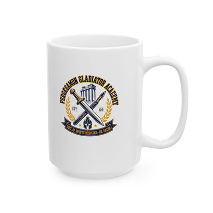 Galen of Pergamon Gladiator Doctor Ceramic Mug, (11oz, 15oz)