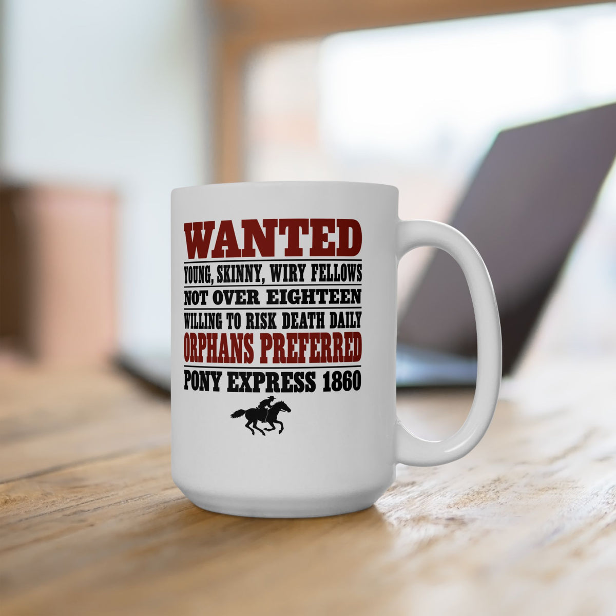 Pony Express 1860 Orphans Preferred Ceramic Mug, (11oz, 15oz)