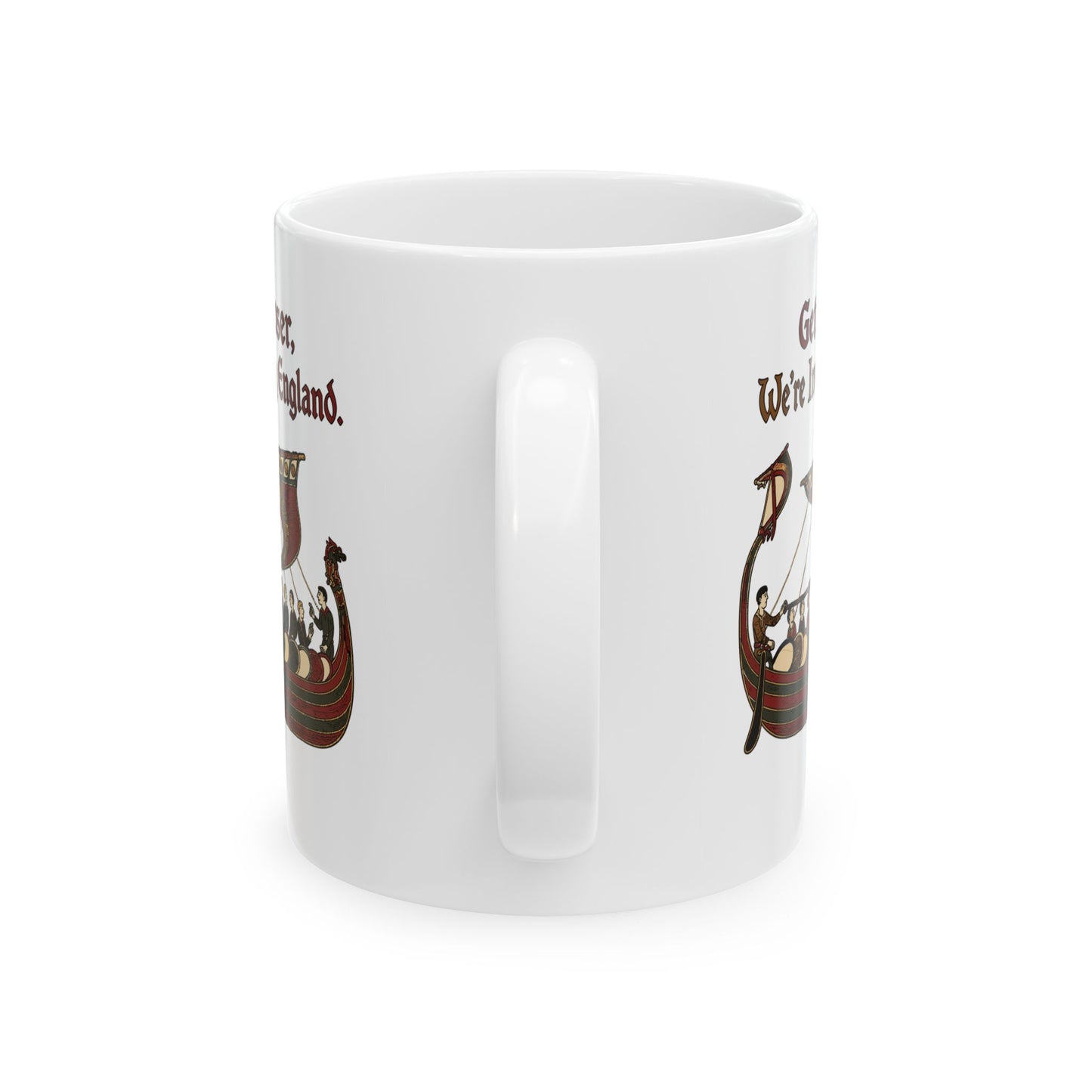 Get in Loser Norman Conquest Tapestry Ceramic Mug, (11oz, 15oz)