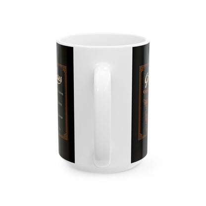 Know Your Greek Vases Coffee Menu Ceramic Mug, (11oz, 15oz)