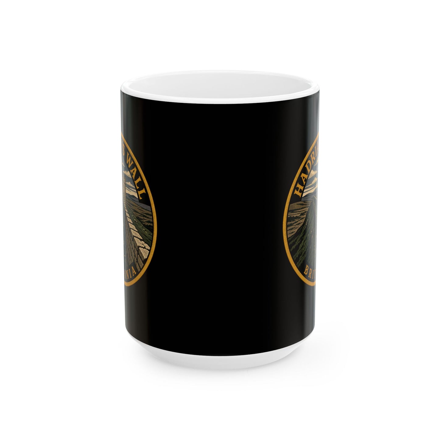 Hadrian's Wall Britannia Patch Ceramic Mug, (11oz, 15oz)