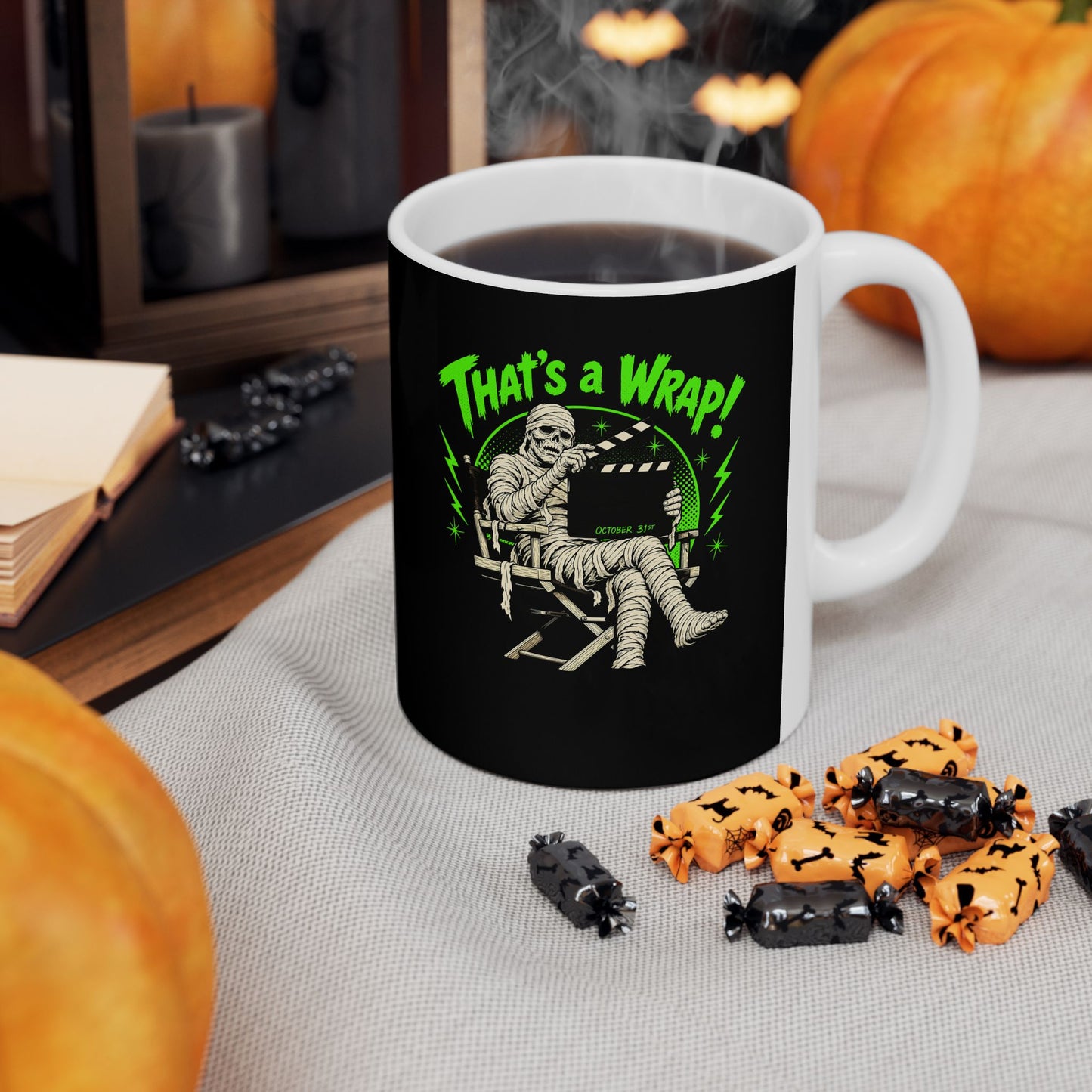 Mummie Director That's a Wrap Ceramic Mug, (11oz, 15oz)