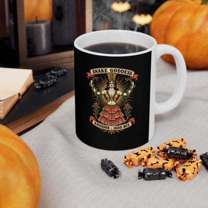 Snake Goddess Knossos Ceramic Mug, (11oz, 15oz)