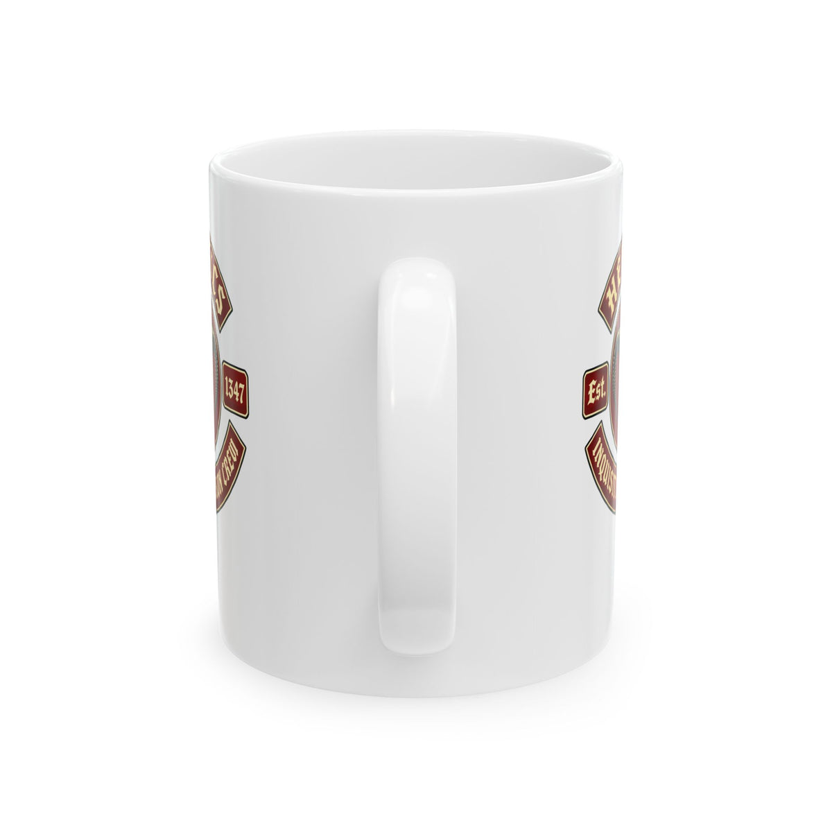 Heretics Inquisition Evasion Crew Ceramic Mug, (11oz, 15oz)