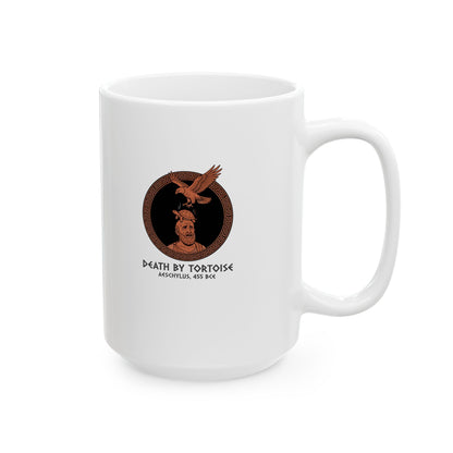 Aeschylus Death By Tortoise Ceramic Mug, (11oz, 15oz)