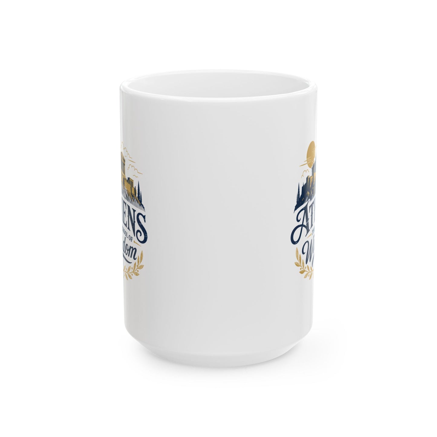 Athens School of Wisdom Ceramic Mug, (11oz, 15oz)
